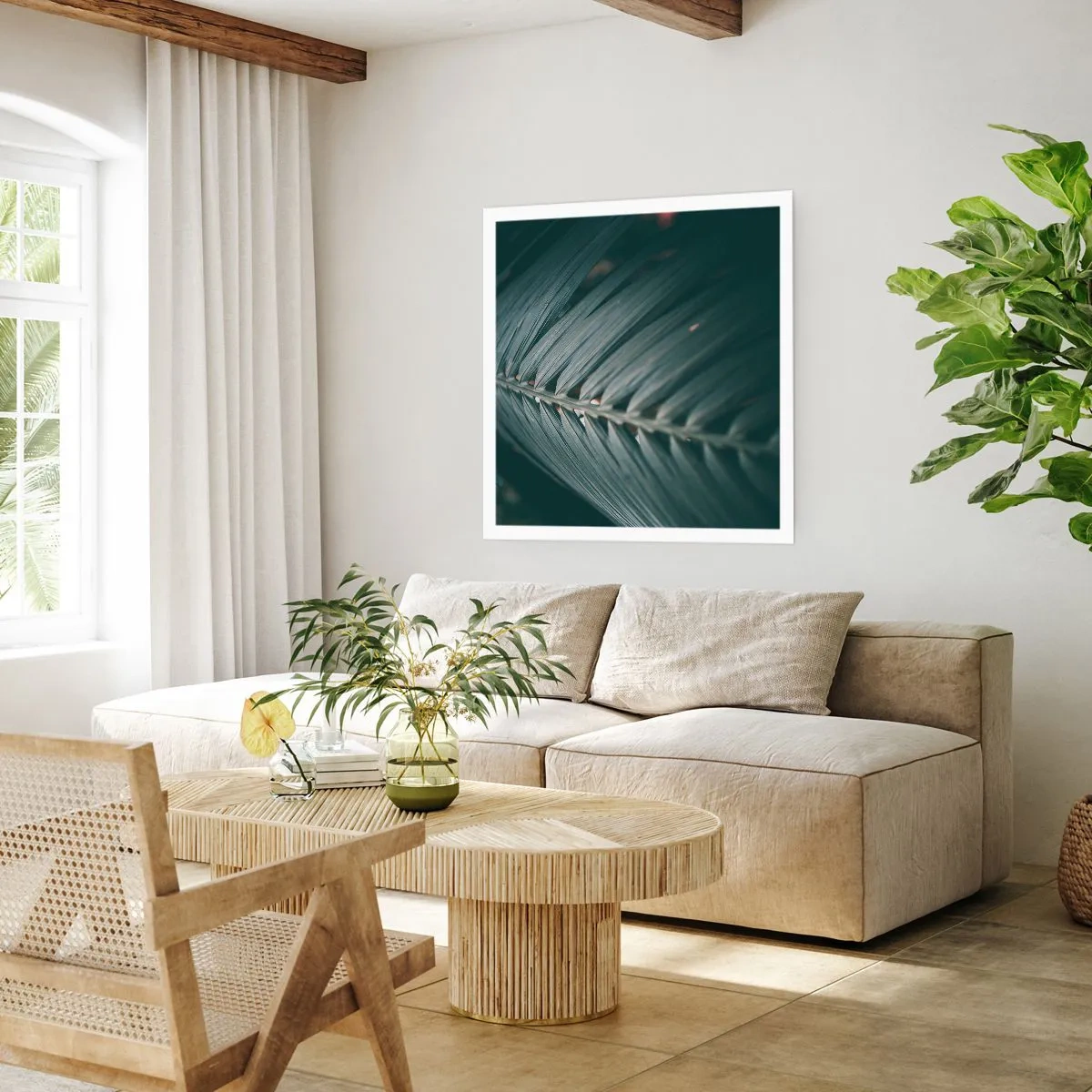 Plakat - Naturens præcision - 50x50 cm