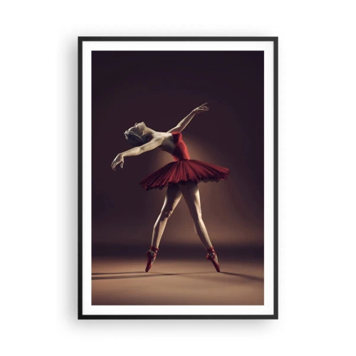 Plakat i sort ramme - Prima ballerina - 70x100 cm