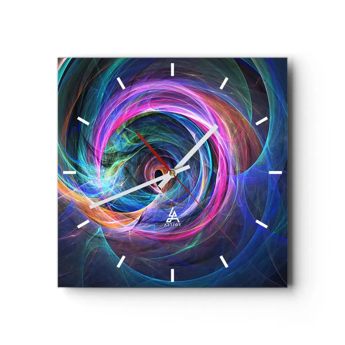 Vægur, Uret - Hvor vil du tage mig hen? - 30x30 cm