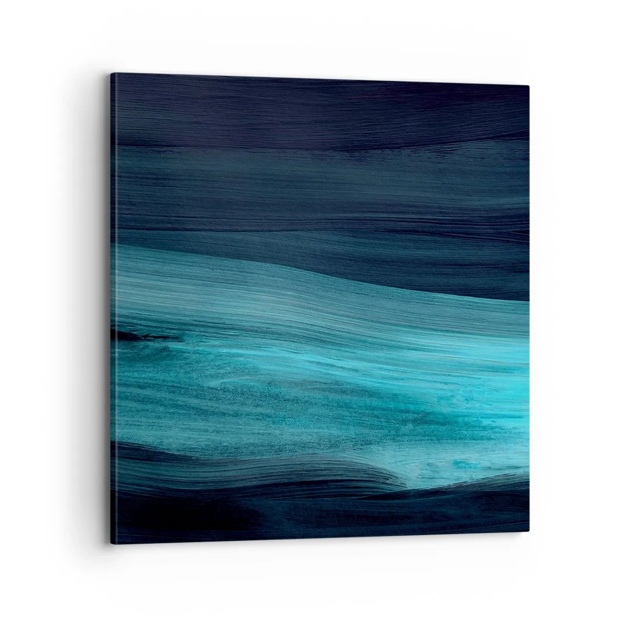 Lærredstryk - Billede på lærred - Svøm med strømmen - 70x70 cm
