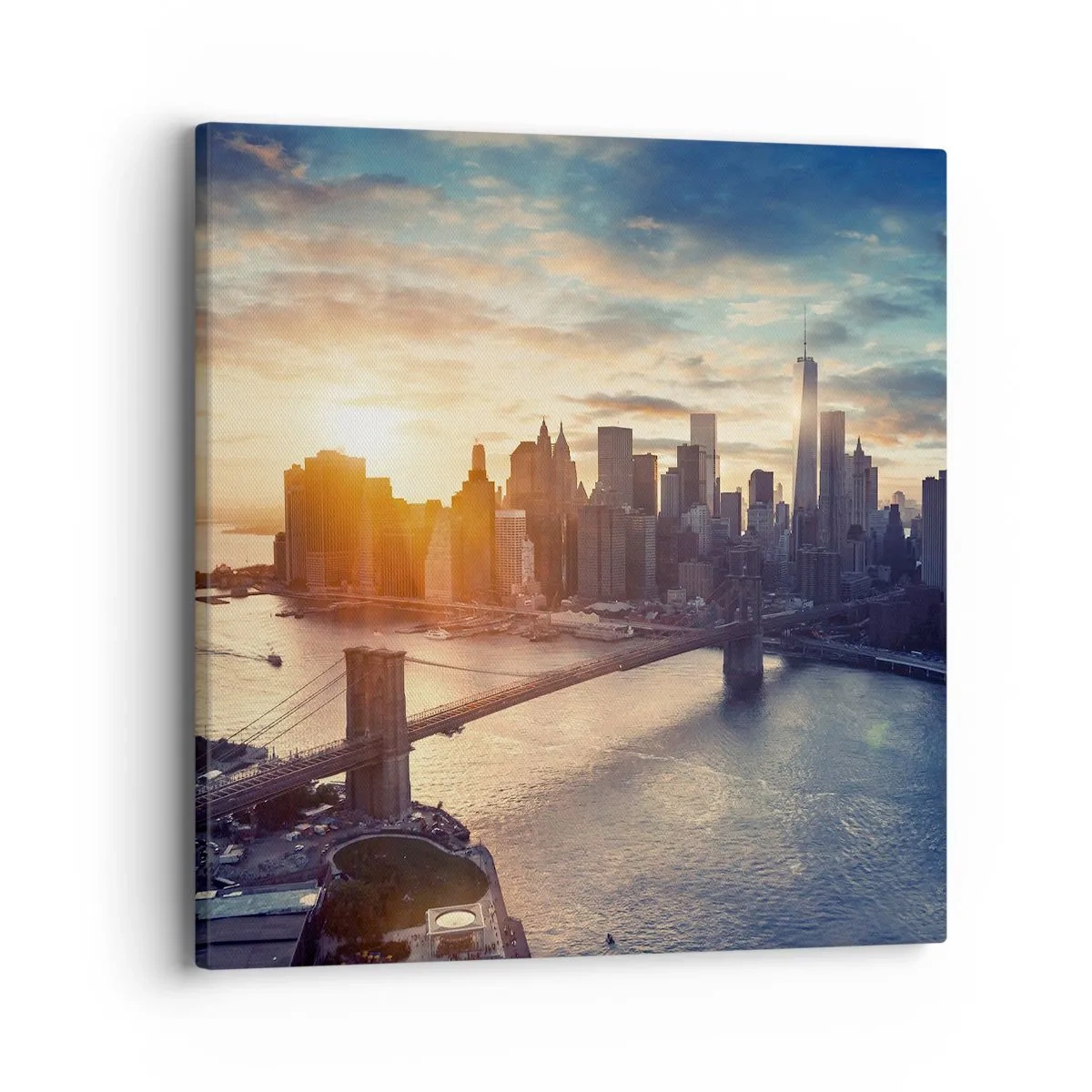 Lærredstryk - Billede på lærred - Et monument til vestlig kultur - 40x40 cm