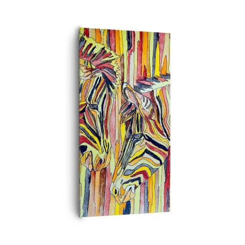 Lærredstryk - Billede på lærred - Så du også... - 65x120 cm