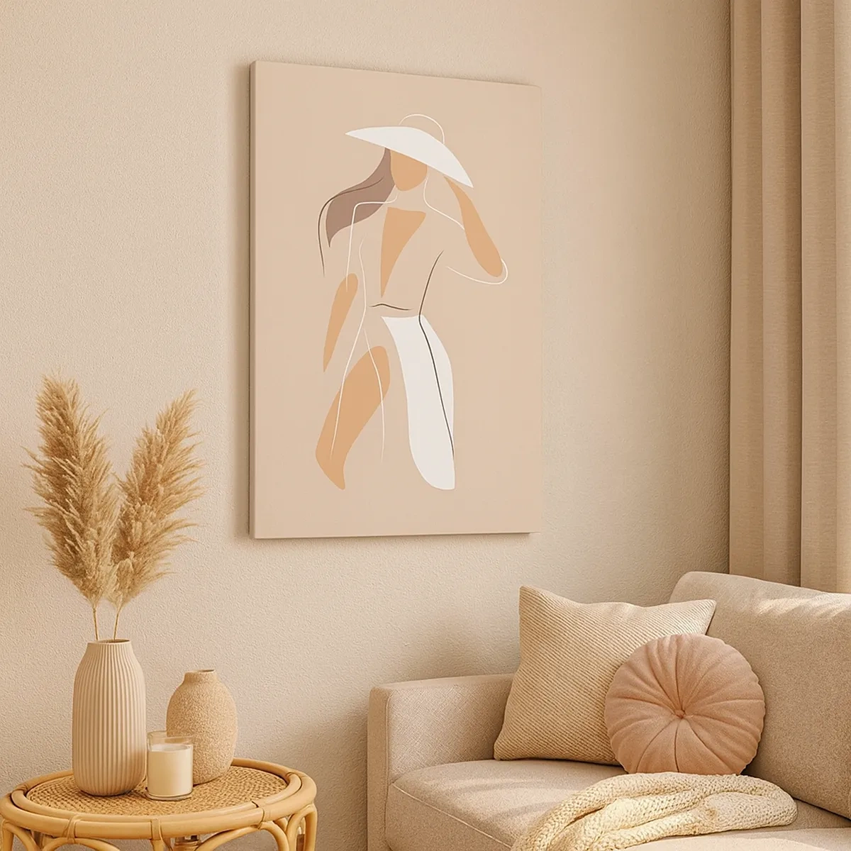 Lærredstryk - Billede på lærred - Mode er sjovt - 50x70 cm