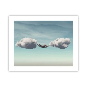 Plakat - Lykken i øjeblikket - 50x40 cm