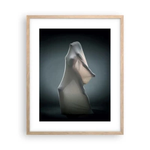 Plakat i ramme af lyst egetræ - Skjulte begær - 40x50 cm