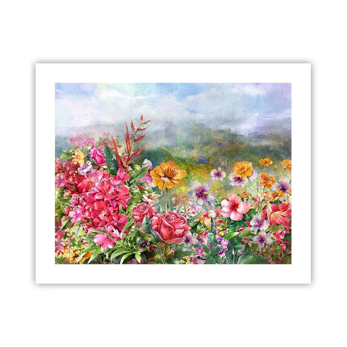 Plakat - En have, der er gået amok - 50x40 cm