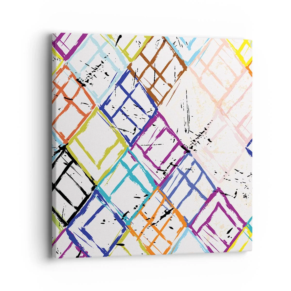 Lærredstryk - Billede på lærred - Celler til udlejning - 40x40 cm