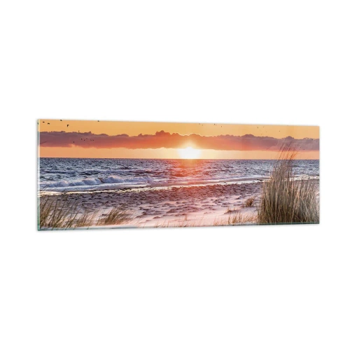 Billede på glas - Vandret landskab - 90x30 cm