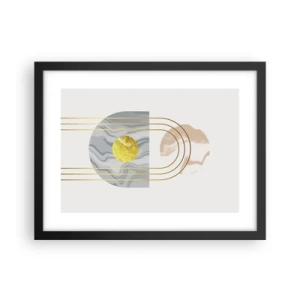 Plakat i sort ramme - Lysstyrke og udstråling - 40x30 cm