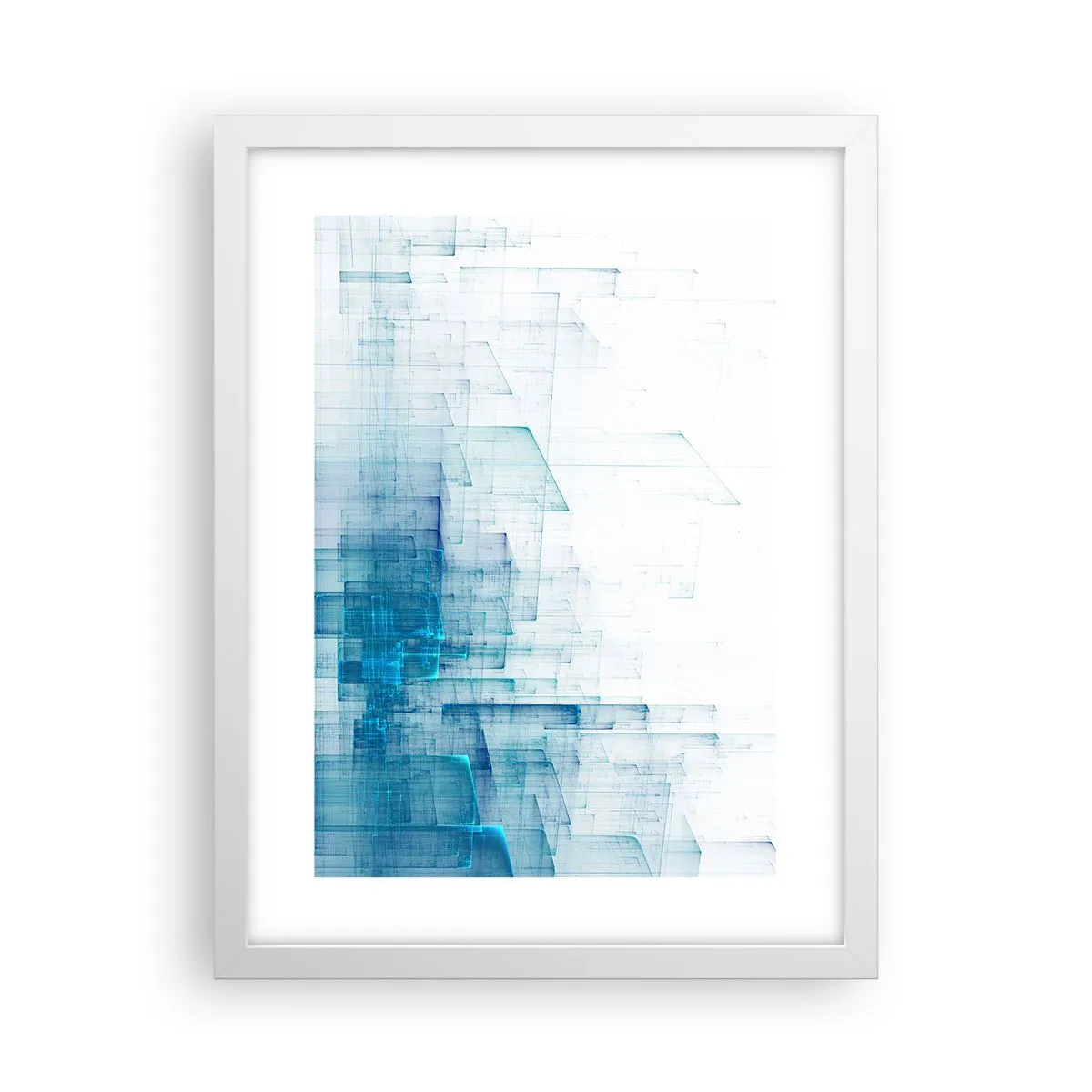 Plakat i hvid ramme - Hvordan rummet blev til - 30x40 cm