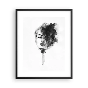 Plakat i sort ramme - Hvad piger drømmer om - 40x50 cm