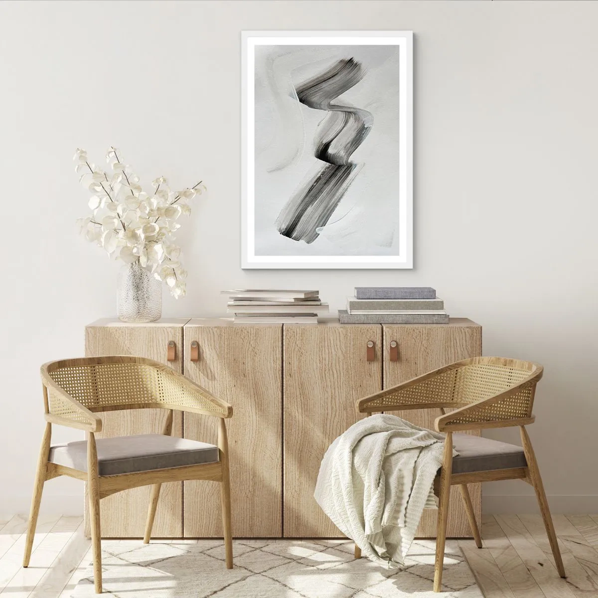 Plakat i hvid ramme - Bare for sjov - 40x50 cm