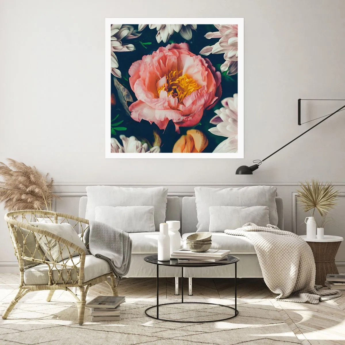 Plakat - Med barok pragt - 50x50 cm
