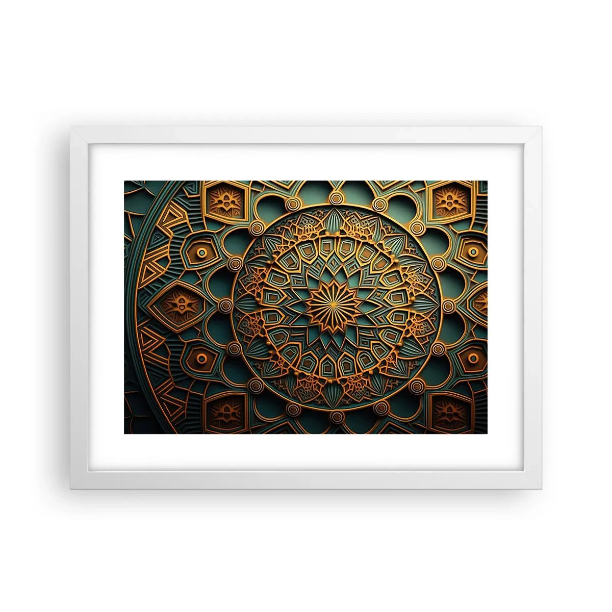 Plakat i hvid ramme - I et arabisk klima - 40x30 cm