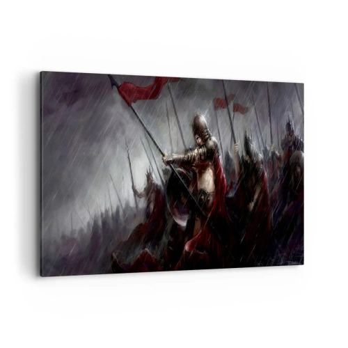Lærredstryk - Billede på lærred - Forbipasserende, fortæl Sparta... - 120x80 cm