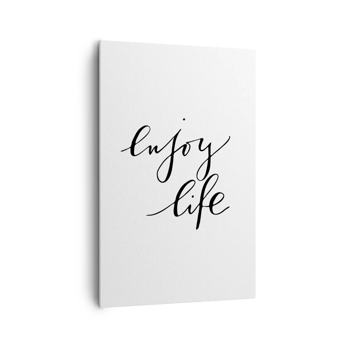 Lærredstryk - Billede på lærred - Intet at tilføje… - 80x120 cm