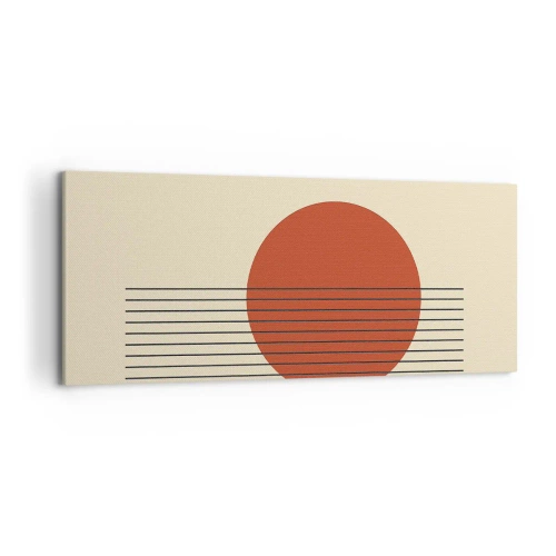 Lærredstryk - Billede på lærred - Og så videre - 120x50 cm