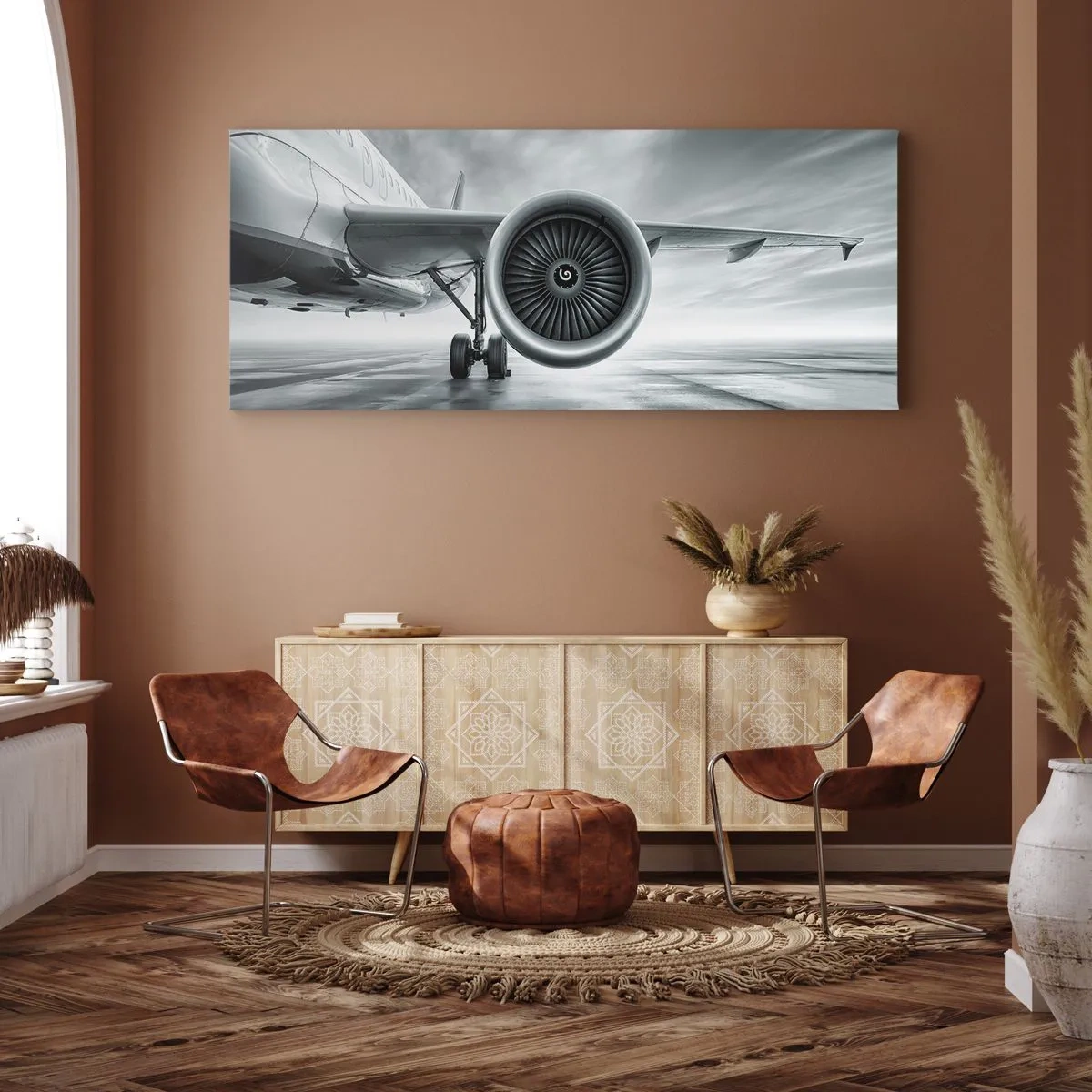 Lærredstryk - Billede på lærred - Der er kraft! - 160x50 cm