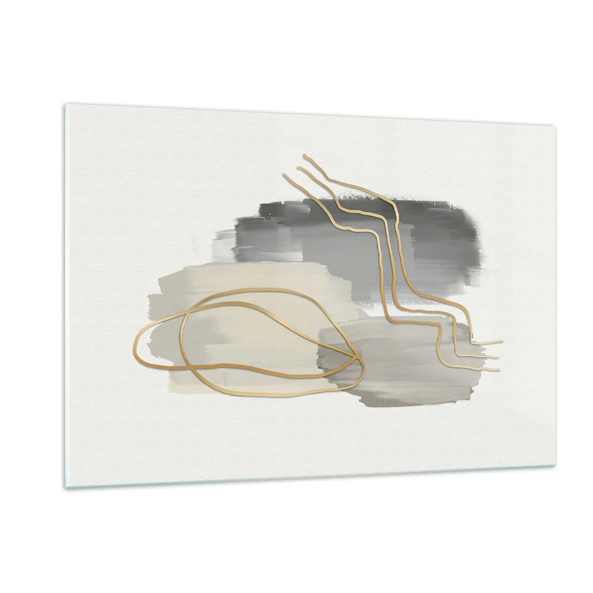 Billede på glas - Vedholdenhed og bevægelse - 120x80 cm