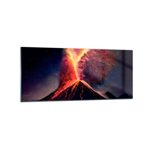 Billede på glas - Skønhed og rædsel - 120x50 cm