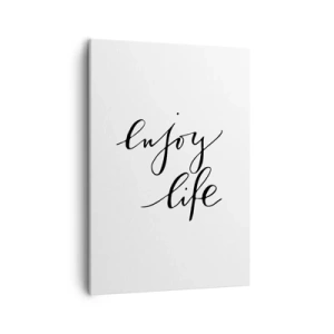 Lærredstryk - Billede på lærred - Intet at tilføje… - 50x70 cm