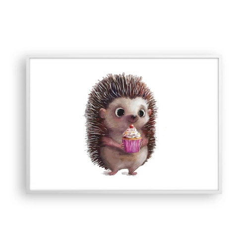 Plakat i hvid ramme - Fejring er hver dag - 100x70 cm