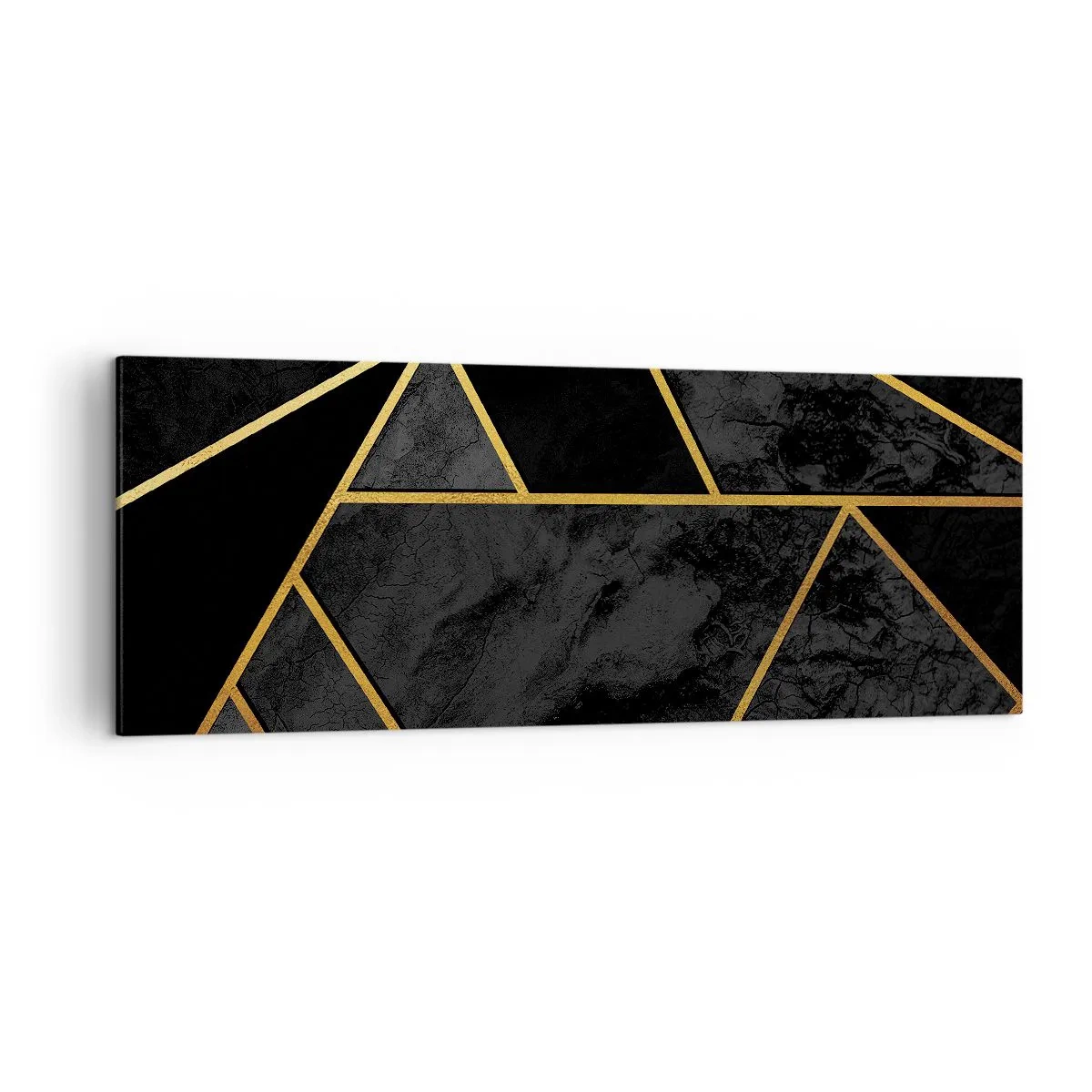 Lærredstryk - Billede på lærred - Mørke og lys - 140x50 cm