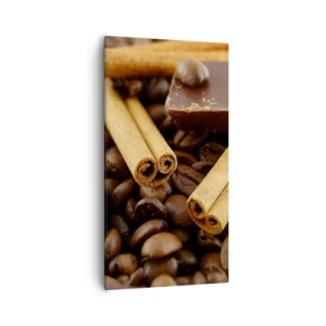 Lærredstryk - Billede på lærred - Koncert af smagsoplevelser - 55x100 cm