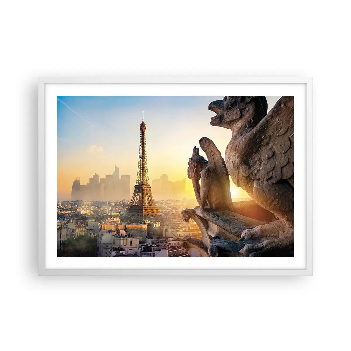 Plakat i hvid ramme - Meget har ændret sig... - 70x50 cm