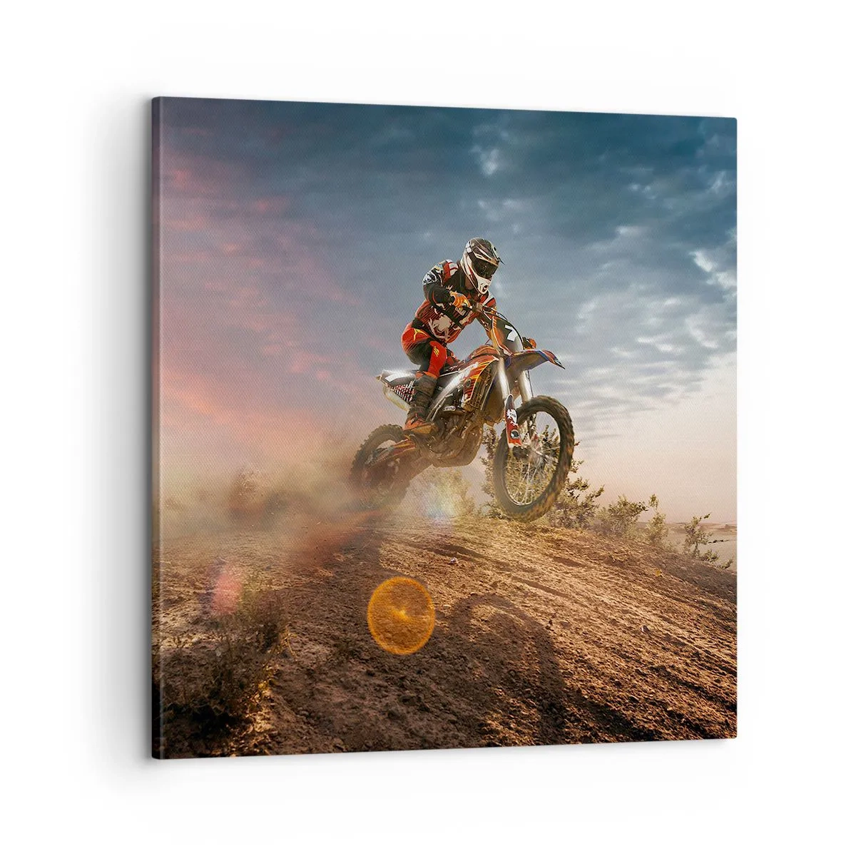 Lærredstryk - Billede på lærred - For sejren - 60x60 cm