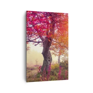 Lærredstryk - Billede på lærred - Et væld af blomstring - 80x120 cm