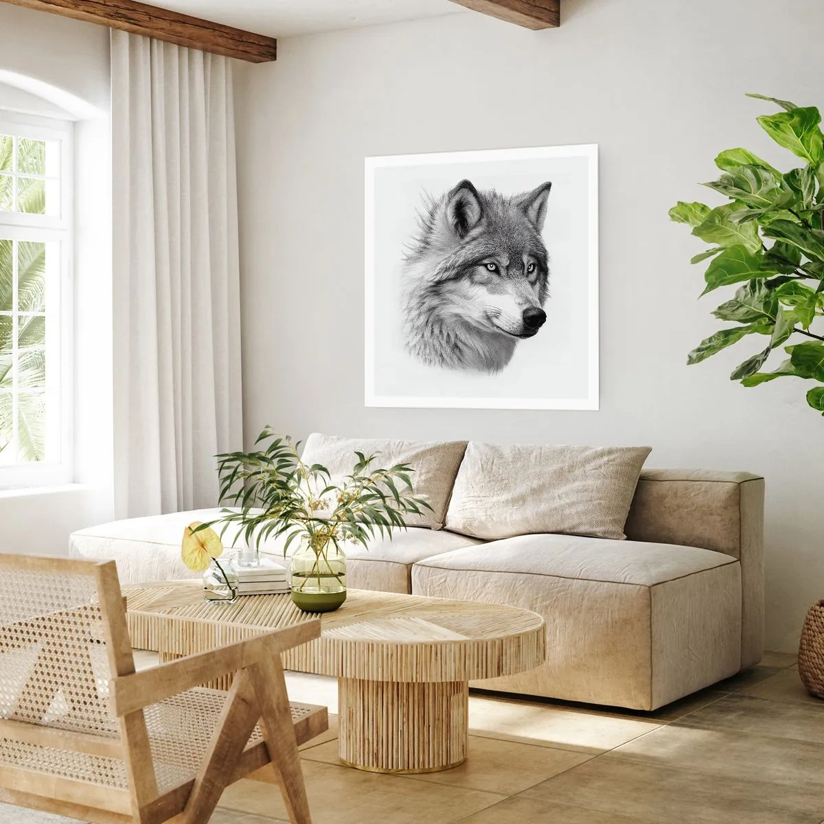 Plakat - Alpha - uden tvivl - 50x50 cm