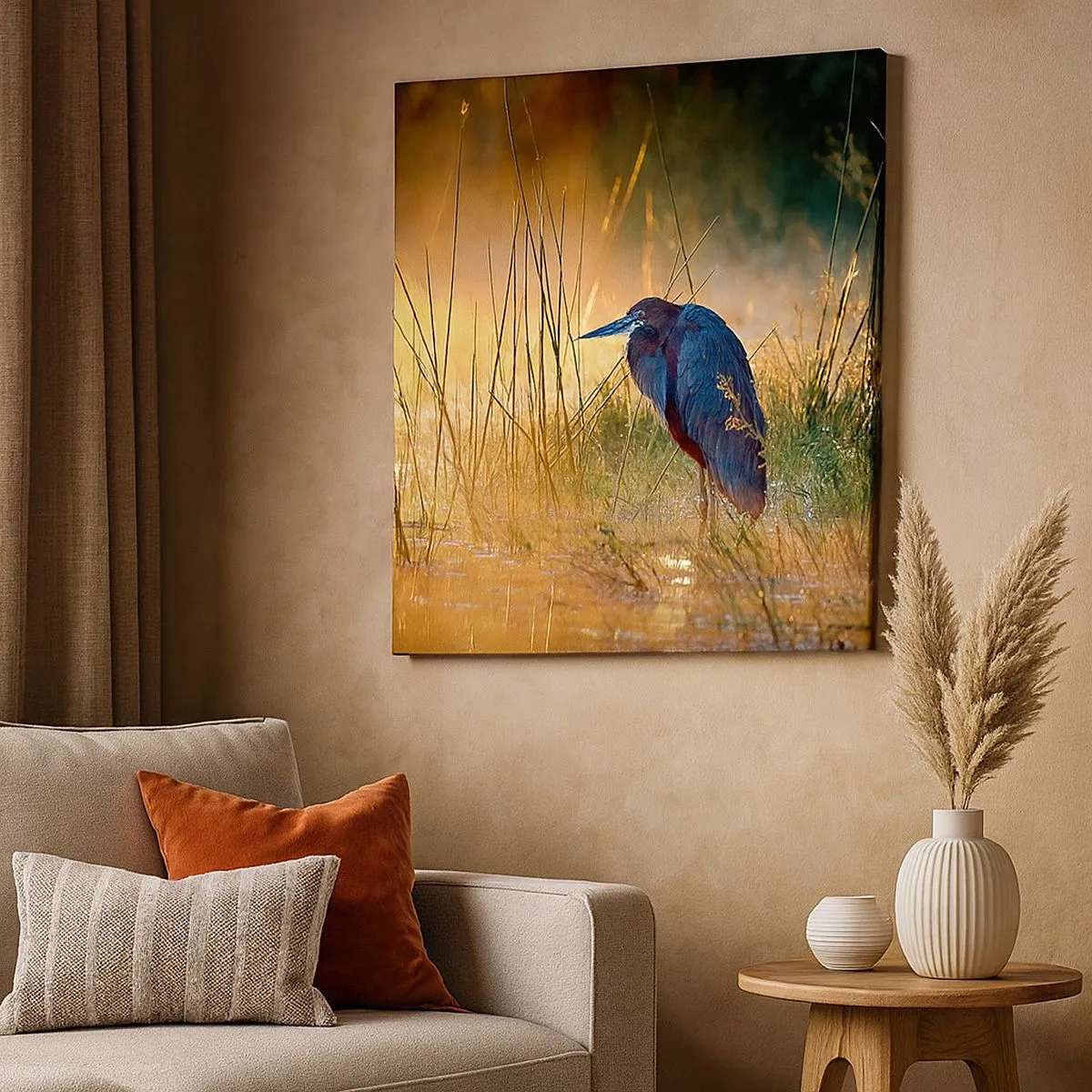 Lærredstryk - Billede på lærred - Giv mig en chance med disse billeder - 30x30 cm