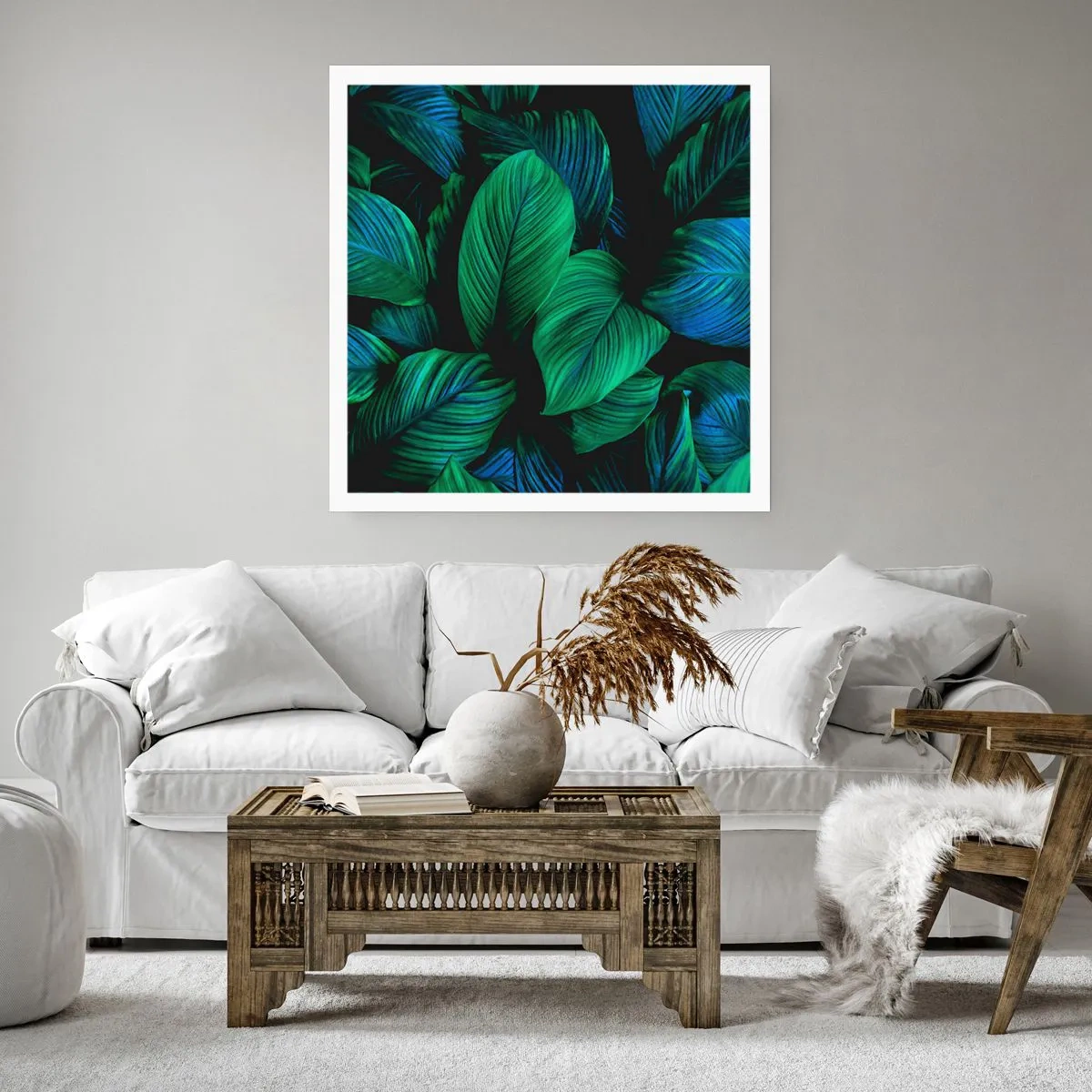 Plakat - I den grønne flok - 30x30 cm