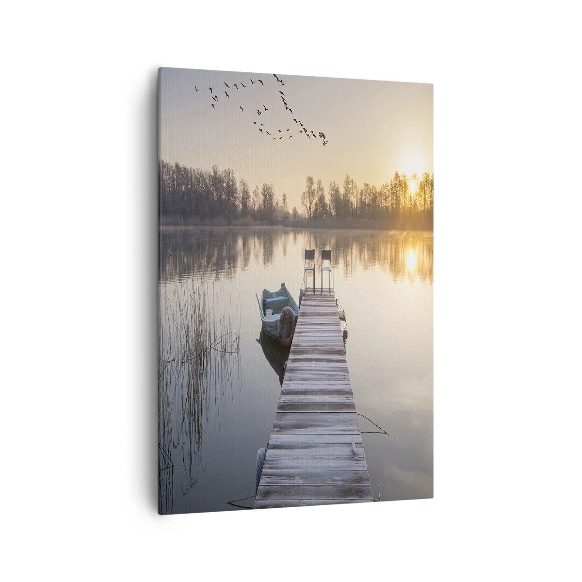 Lærredstryk - Billede på lærred - Jeg kommer tilbage om et stykke tid - 70x100 cm