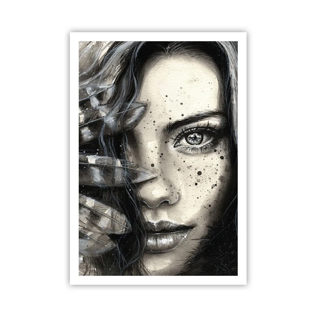 Plakat - Vild skønhed - 70x100 cm