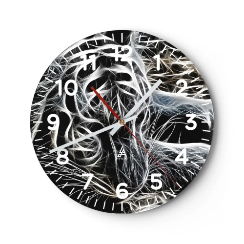 Vægur, Uret - En undersøgelse af kattens lethed - 30x30 cm