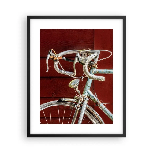 Plakat i sort ramme - Skabt til at sejre - 40x50 cm