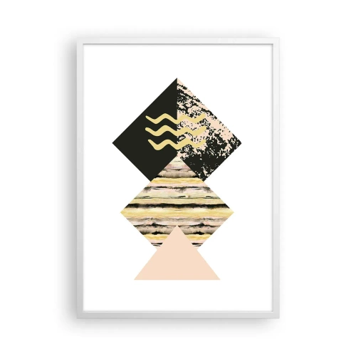 Plakat i hvid ramme - Ikke så simpelt - 50x70 cm