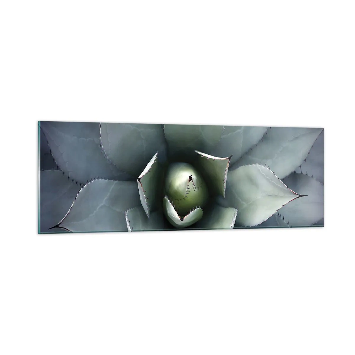 Billede på glas - Lokkemad og advarsler - 90x30 cm