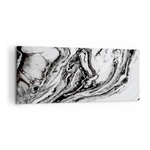 Lærredstryk - Billede på lærred - I begyndelsen var det kaos - 120x50 cm