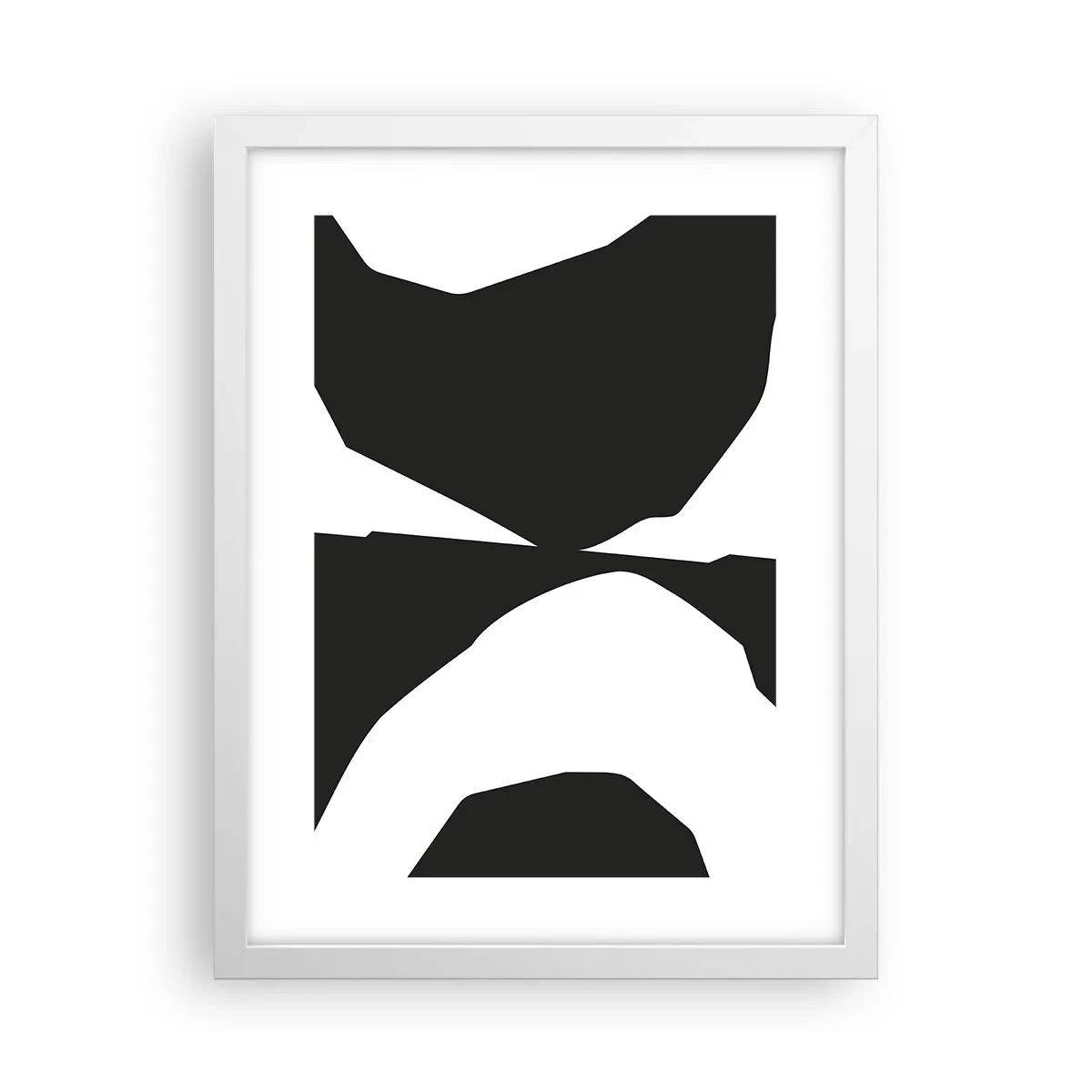 Plakat i hvid ramme - Positiv-negativ - 30x40 cm
