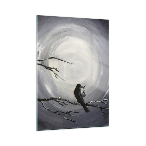 Billede på glas - Nøglen til nattens mysterium - 50x70 cm