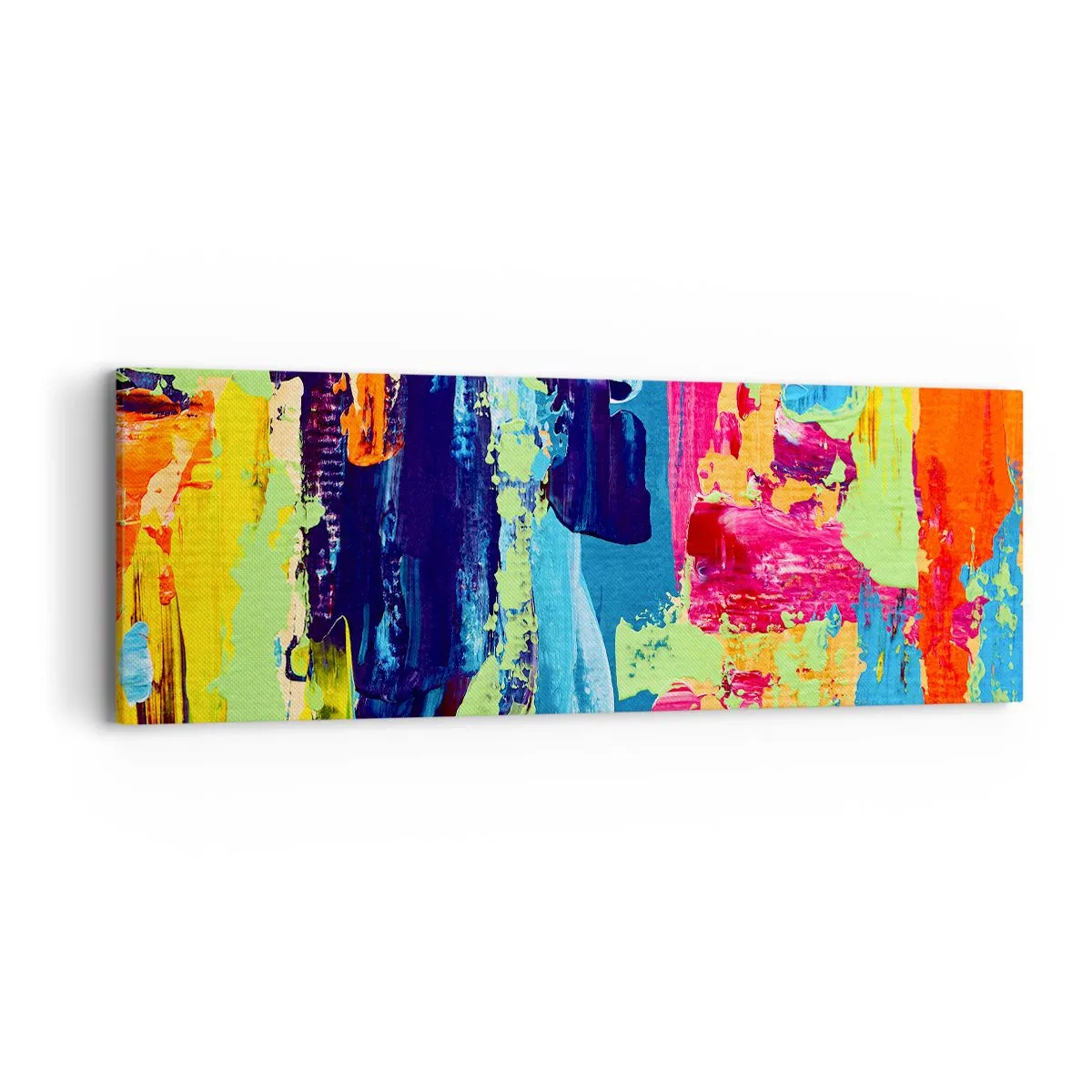 Lærredstryk - Billede på lærred - Livet er smukt! - 90x30 cm