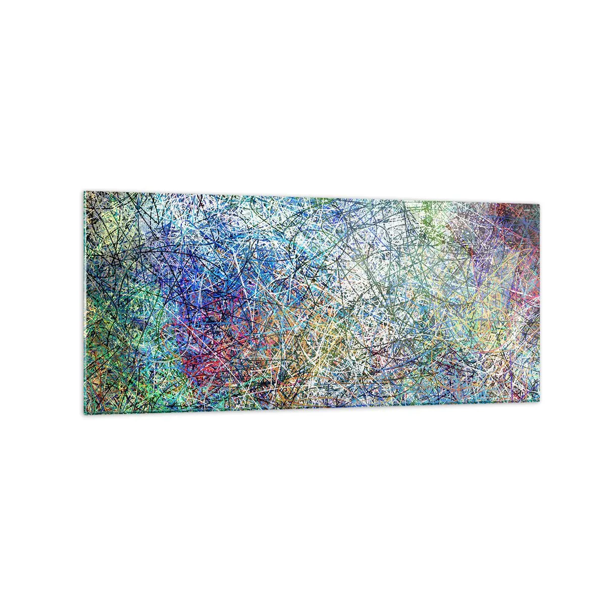 Billede på glas - Så enkelt er det ikke - 120x50 cm