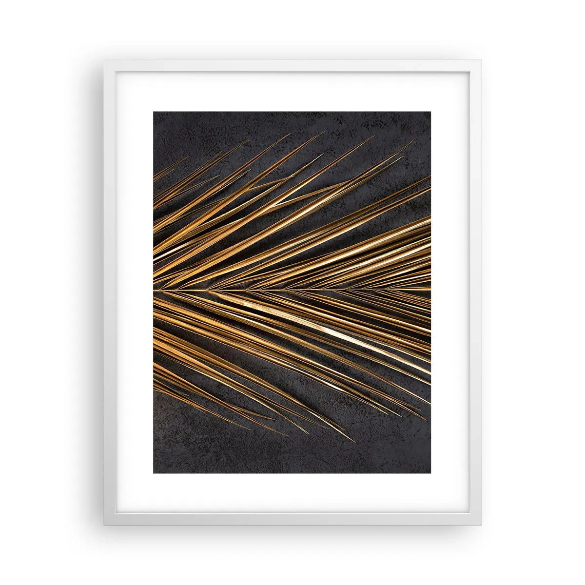 Plakat i hvid ramme - Tropernes guld - 40x50 cm