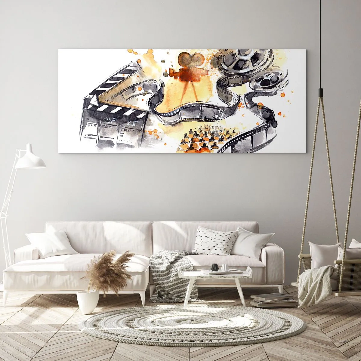 Billede på glas - I drømmeland - 100x40 cm