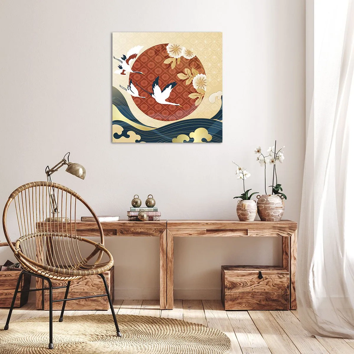 Lærredstryk - Billede på lærred - Kompatibel manglende overensstemmelse - 70x70 cm