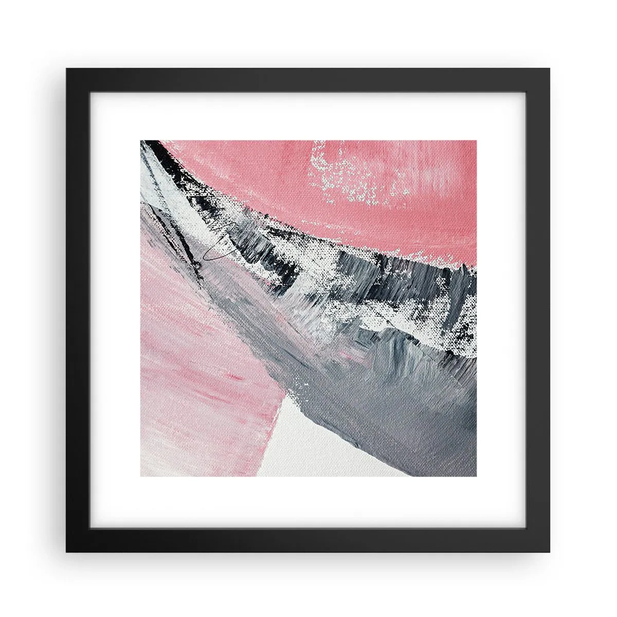 Plakat i sort ramme - Matchende sammensætning - 30x30 cm