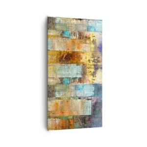 Lærredstryk - Billede på lærred - Solrig metropol - 65x120 cm